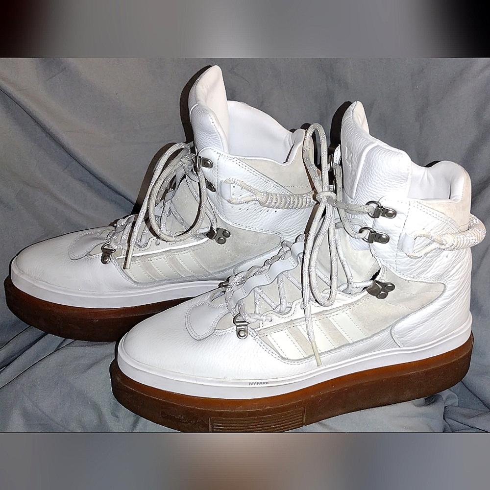 Exclusive Icy Park Adidas Ivy Park IVP Super Sleek Boot, White, size 12